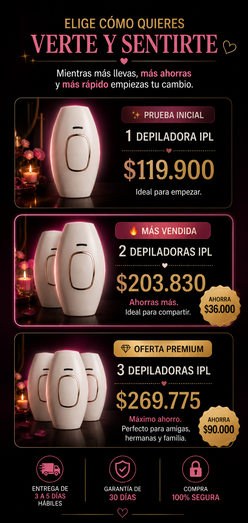 Depiladora Laser