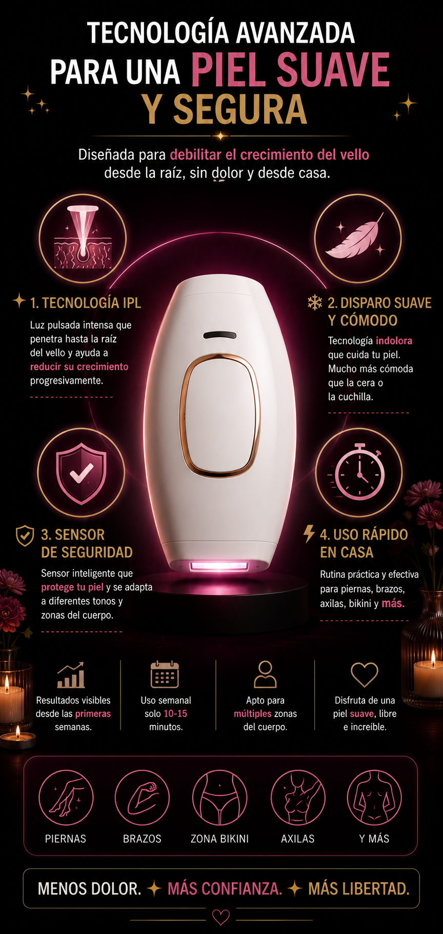 Depiladora Laser